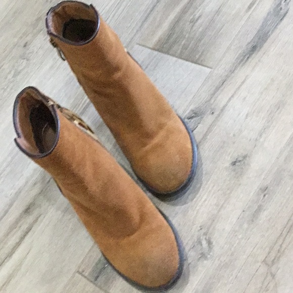 Very Volatile Brown Leather Upper Boots - Picture 4 of 7